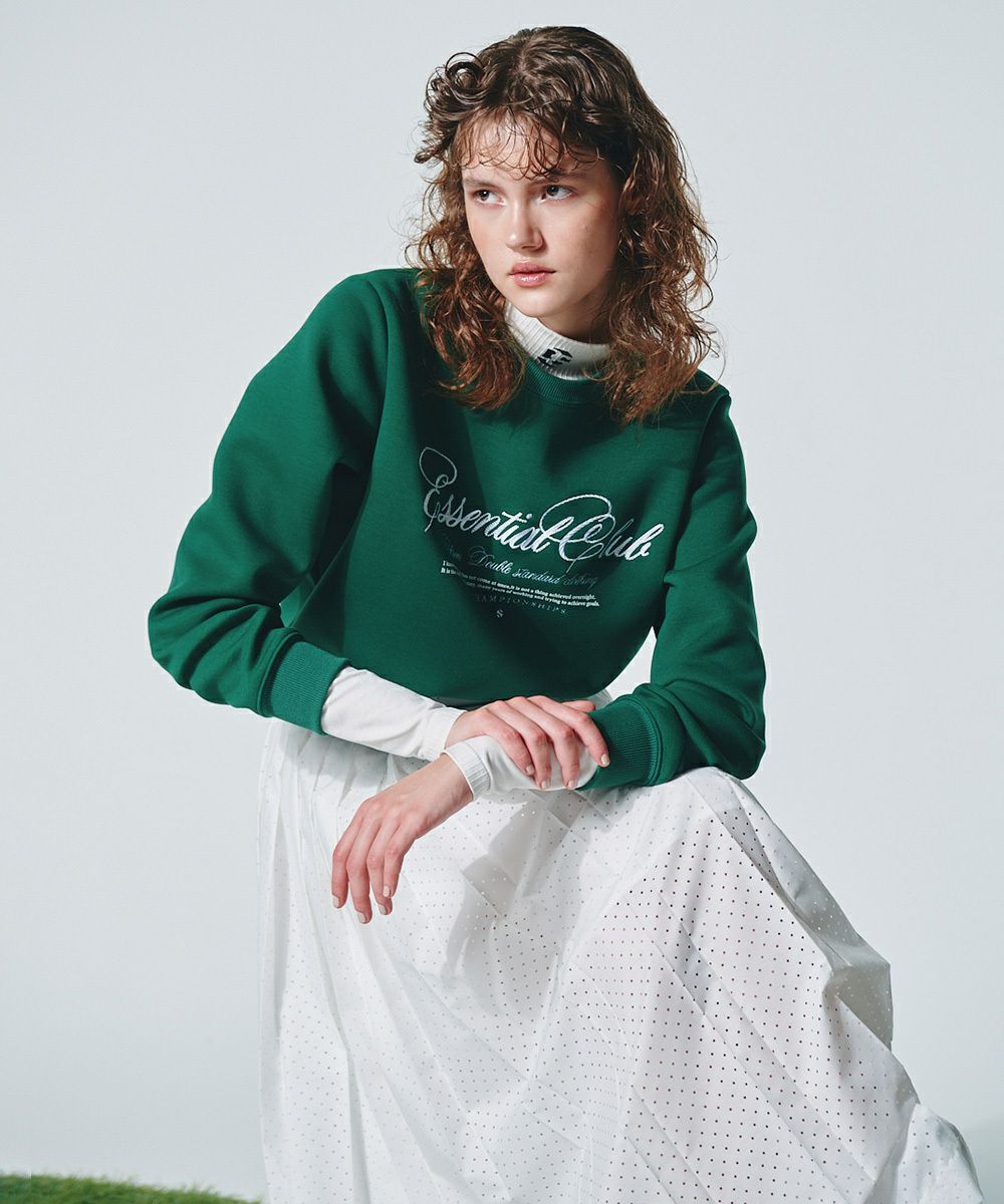 ESSENTIAL / オリジナルロゴダンボールプルオーバー TOPS Night STORE
