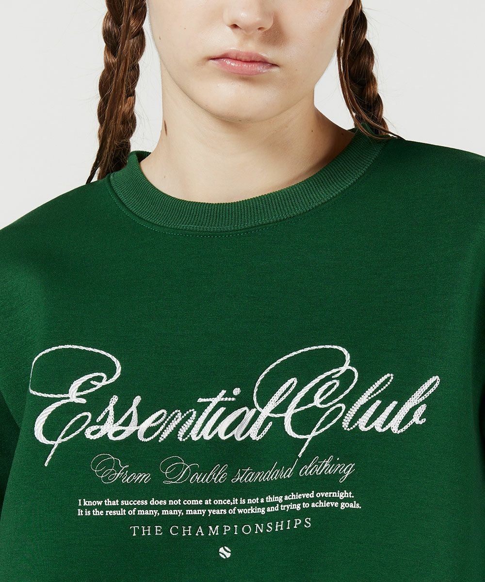 ESSENTIAL / オリジナルロゴダンボールプルオーバー TOPS Night STORE