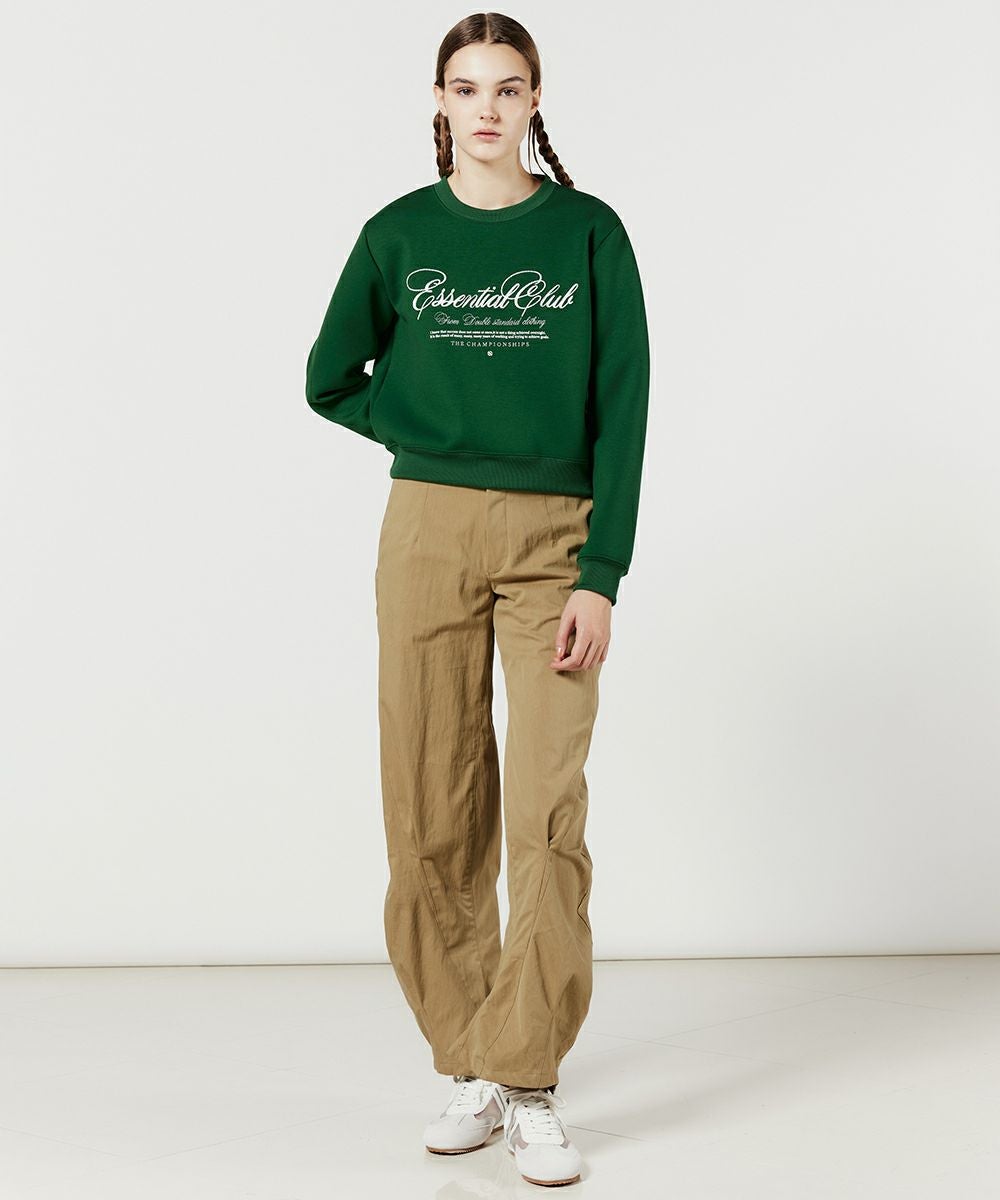 ESSENTIAL / オリジナルロゴダンボールプルオーバー TOPS Night STORE