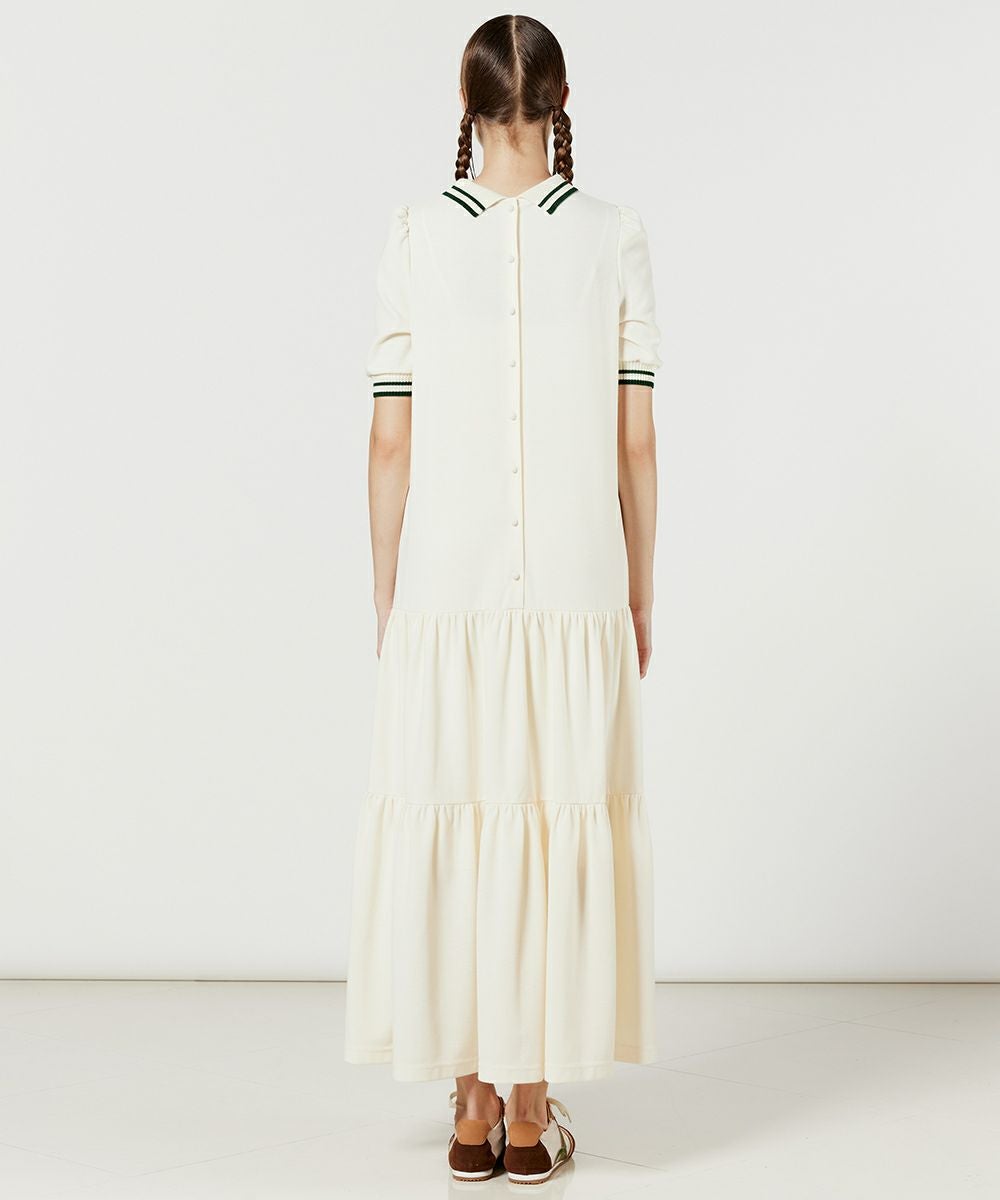 ESSENTIAL / カノコジャージティアードポロワンピース DRESS Night