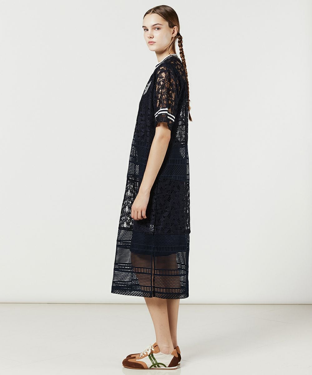 ESSENTIAL / ドッキングレースシアーワンピース(SALE) DRESS Night