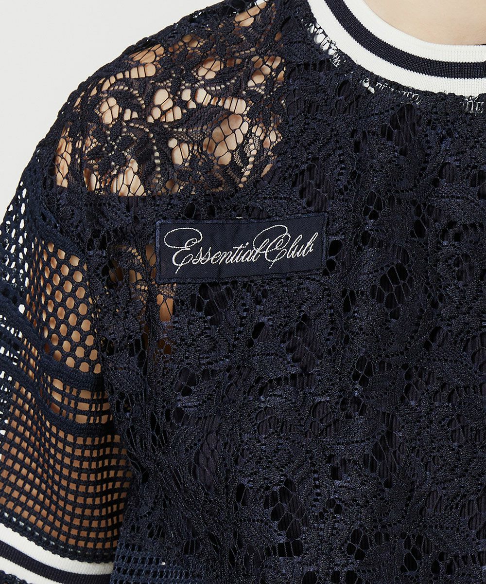 ESSENTIAL / ドッキングレースシアーワンピース DRESS Night STORE