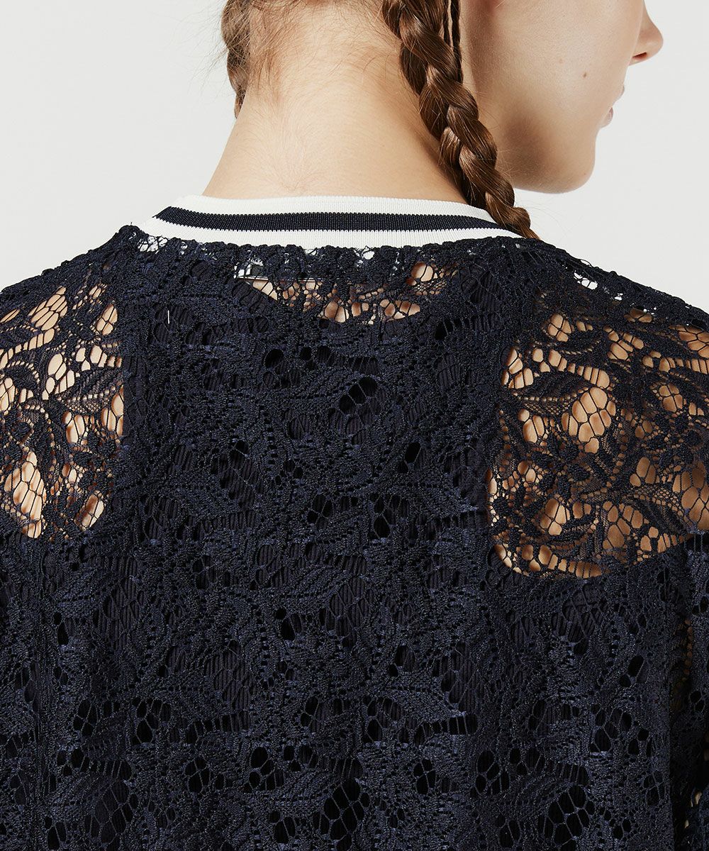 ESSENTIAL / ドッキングレースシアーワンピース(SALE) DRESS Night