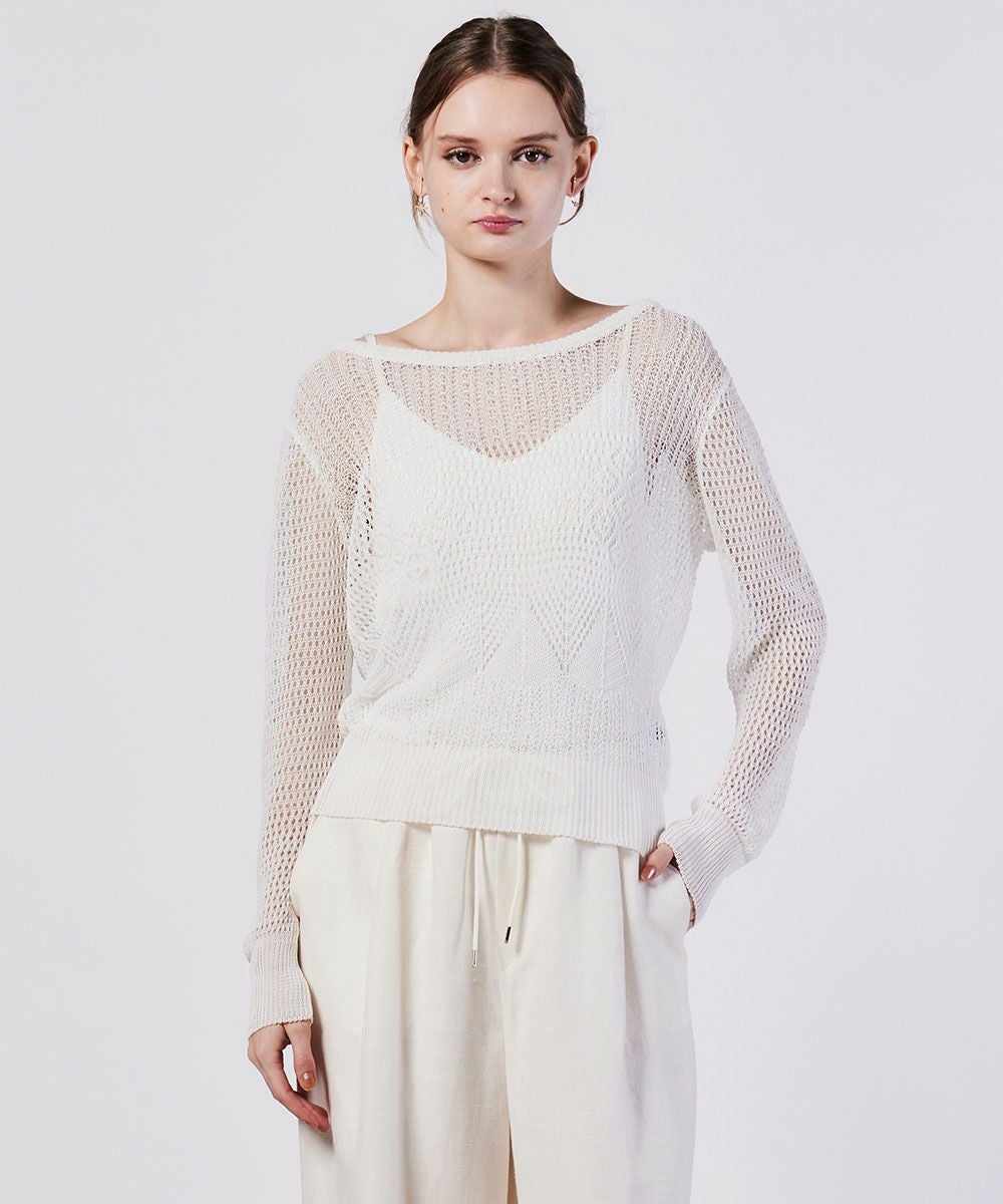 Sov. / 2WAYリボンプルオーバーニット(SALE) TOPS Night STORE