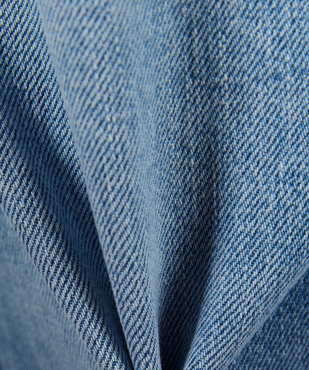 DSC / ウエストフリルワイドデニムパンツ BOTTOMS Night STORE