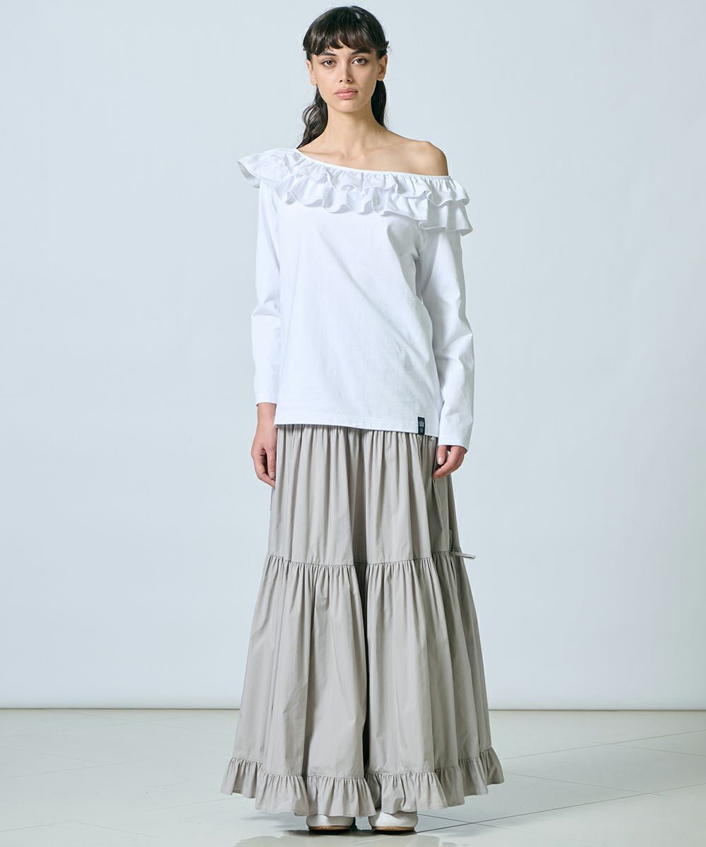 DSC / オフショルダーフリルトップス（WEB限定）(SALE) TOPS Night