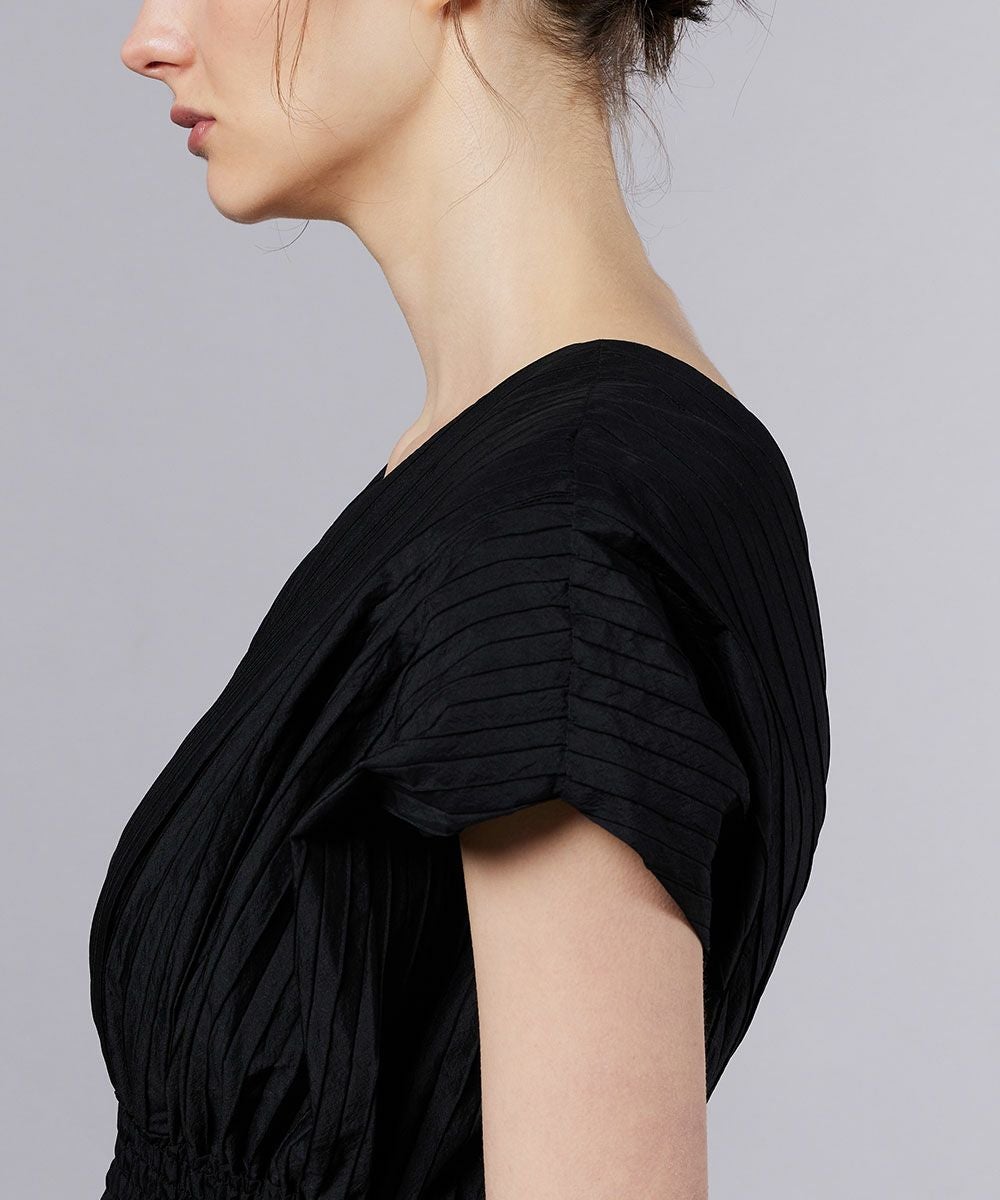 OSLOW / プリーツライクジャガードワンピース(SALE) DRESS Night STORE