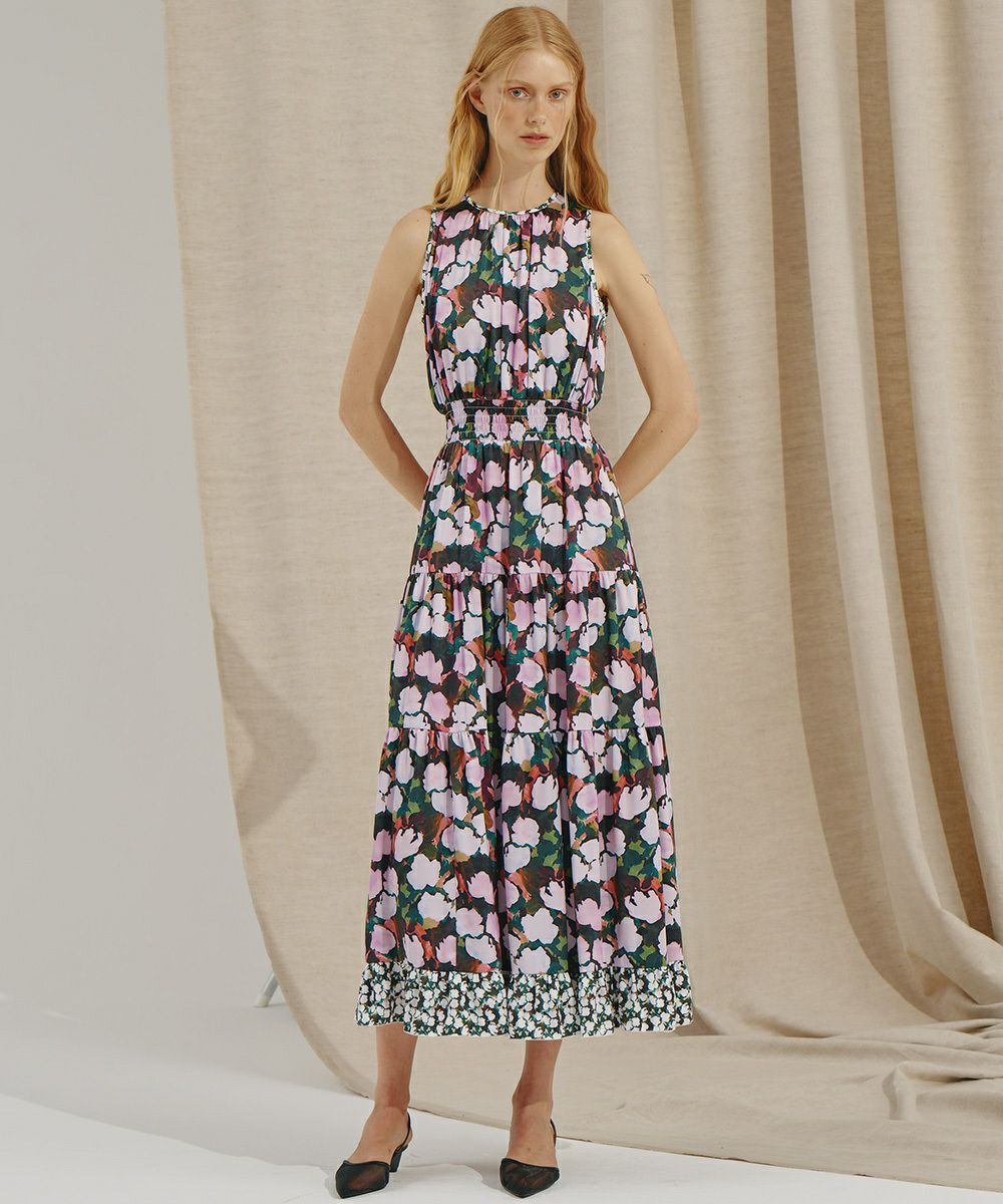 CORCOVADO / Polyester Ciffon ノースリーブドレス(SALE) DRESS Night