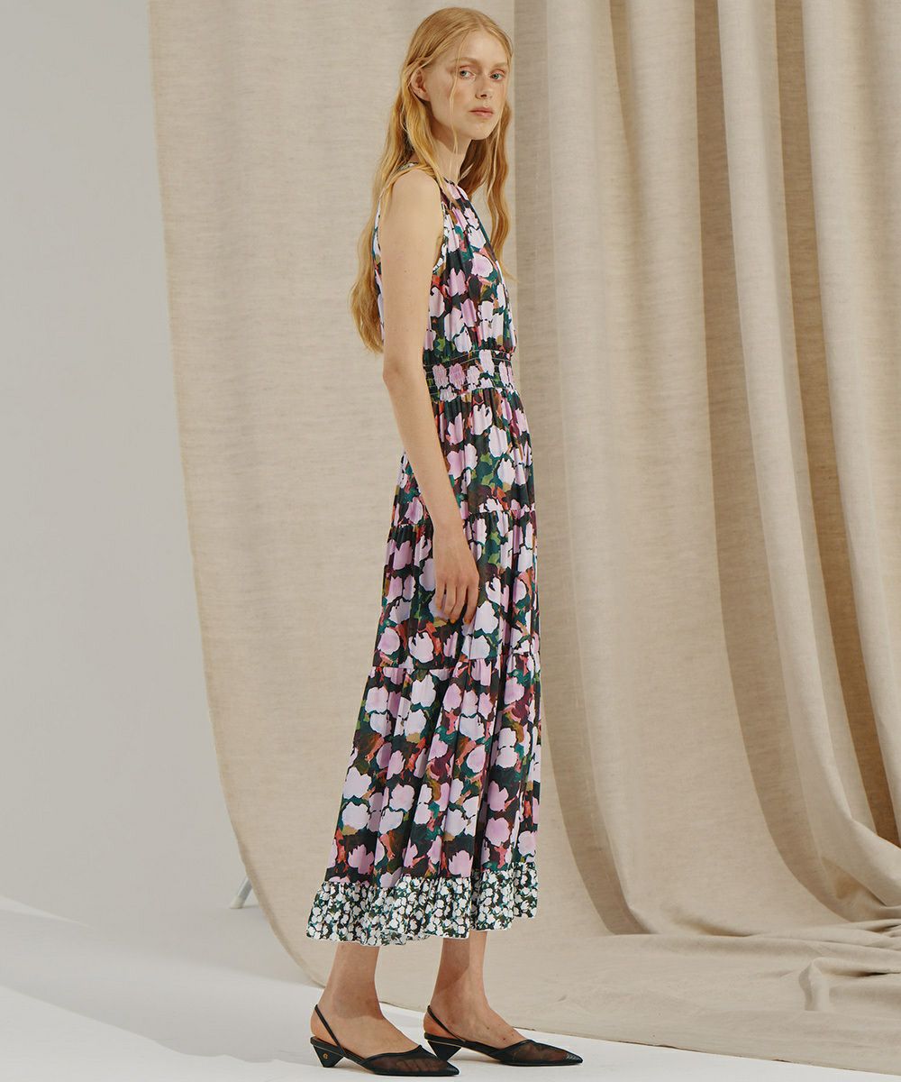 CORCOVADO / Polyester Ciffon ノースリーブドレス(SALE) DRESS Night