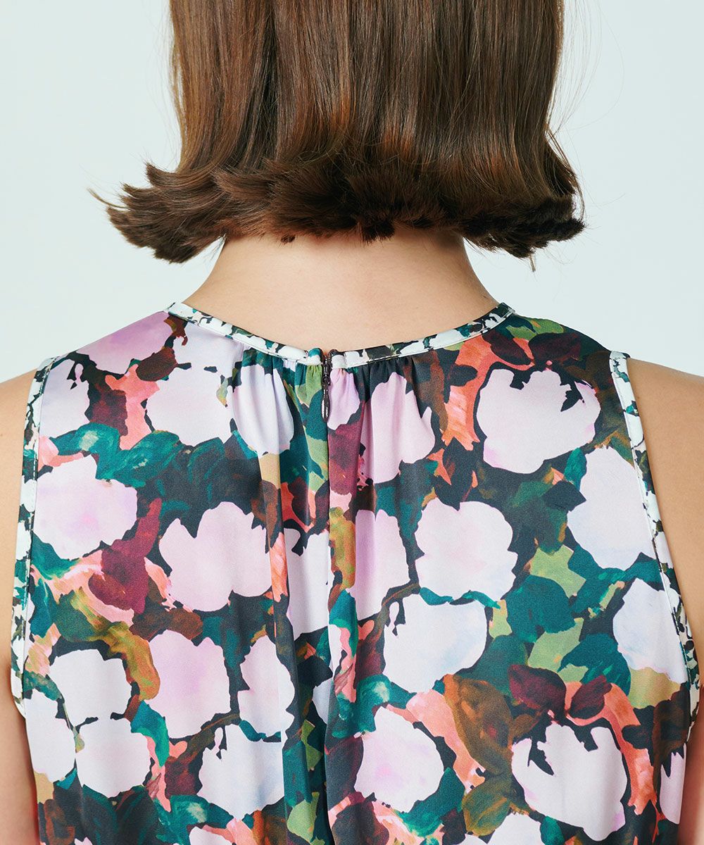 CORCOVADO / Polyester Ciffon ノースリーブドレス(SALE) DRESS Night