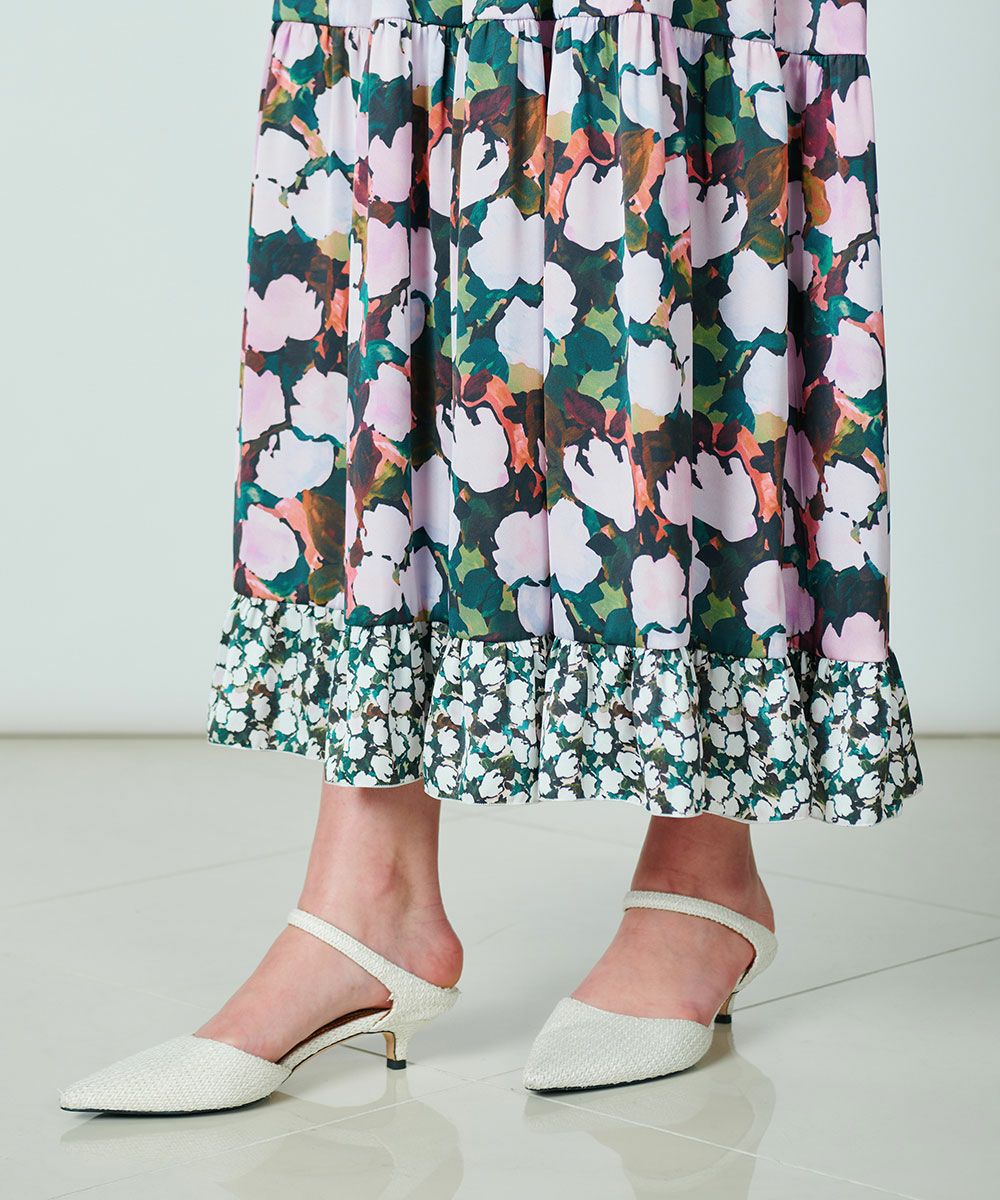 CORCOVADO / Polyester Ciffon ノースリーブドレス(SALE) DRESS Night