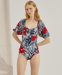 ネイビー×レッド