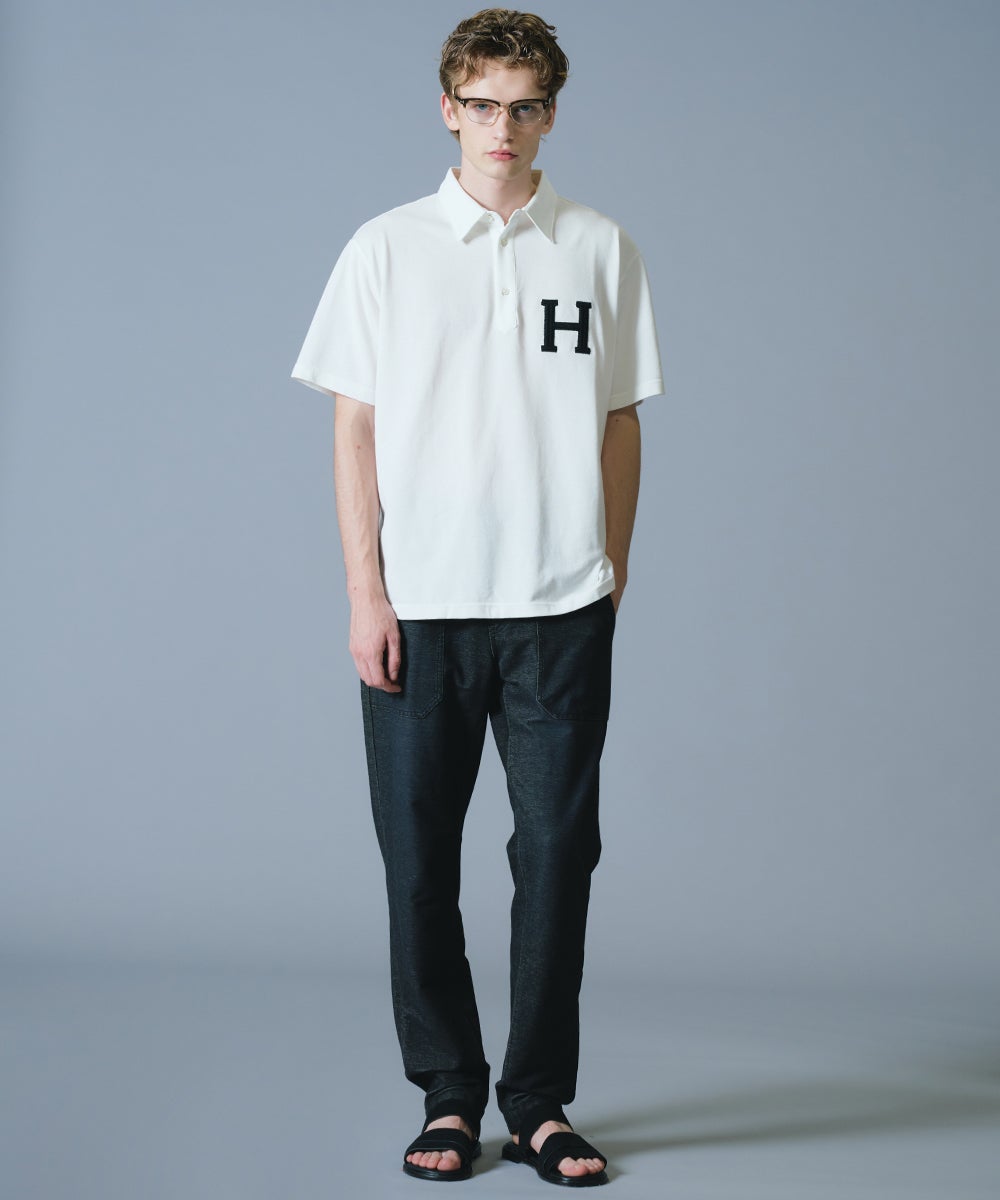 D/him H刺繍カノコポロ TOPS Night STORE | ダブルスタンダード