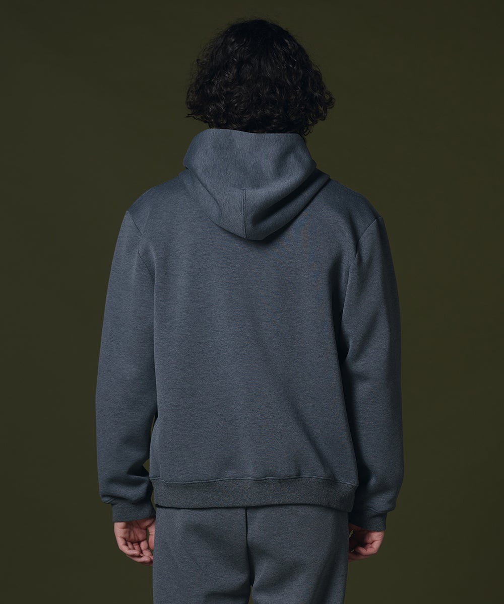 D/him H刺繍ダンボールニットジップパーカー OUTERS Night STORE