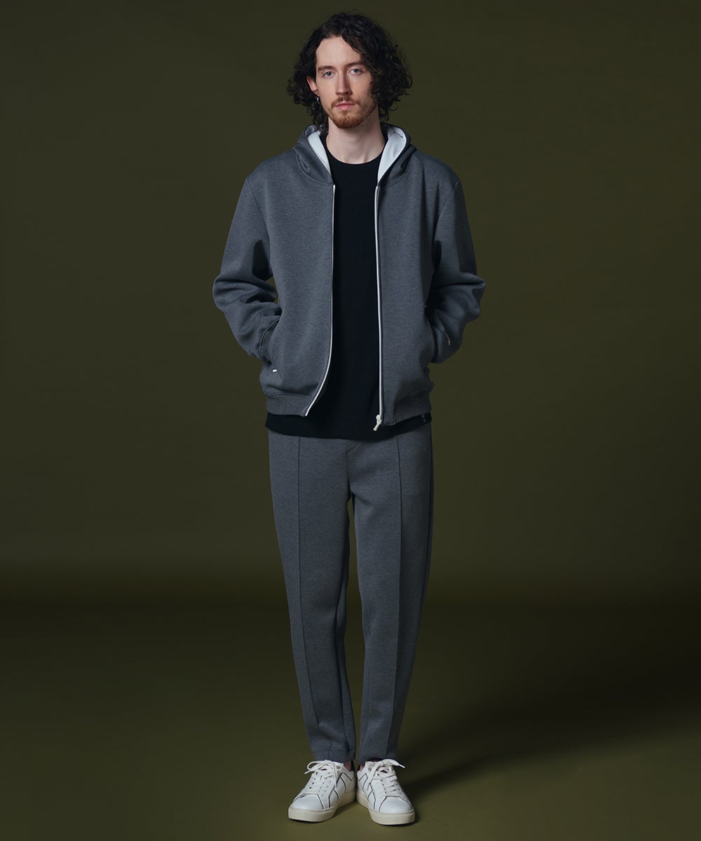 【美品】D/him H刺繍ダンボールニットジップパーカー　48 D/him H刺繍ダンボールニットジップパーカー OUTERS Night STORE