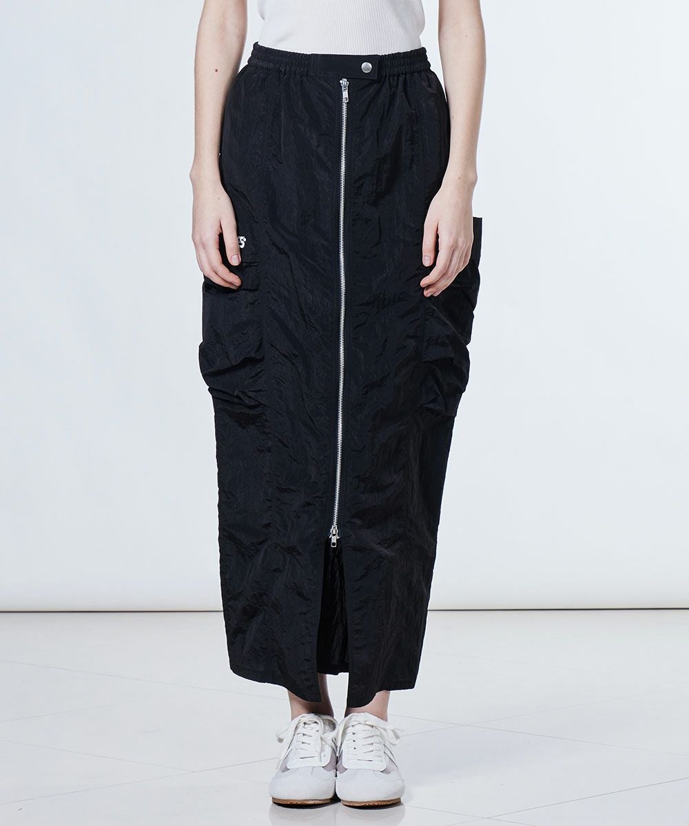ESSENTIAL / グロッシータフタスカート BOTTOMS Night STORE | ダブル