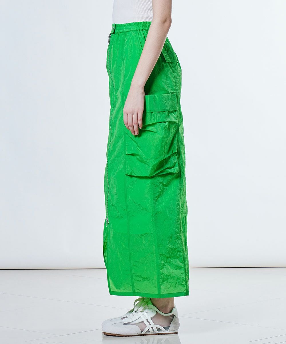 みんみ様専売【新品】ダブルスタンダード　シャイニータフタフレアスカート ESSENTIAL / グロッシータフタスカート(SALE) BOTTOMS Night STORE