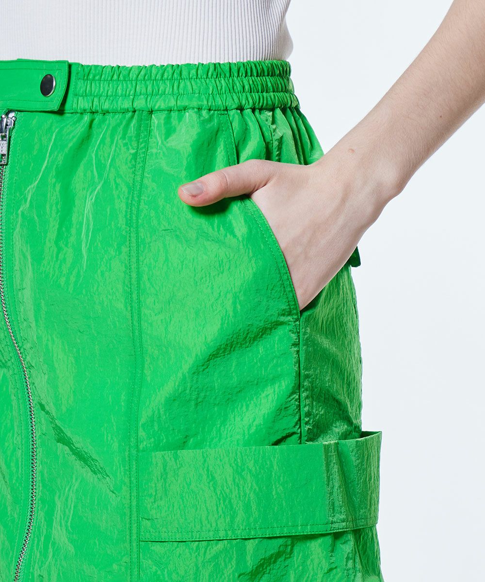 ESSENTIAL / グロッシータフタスカート BOTTOMS Night STORE | ダブル