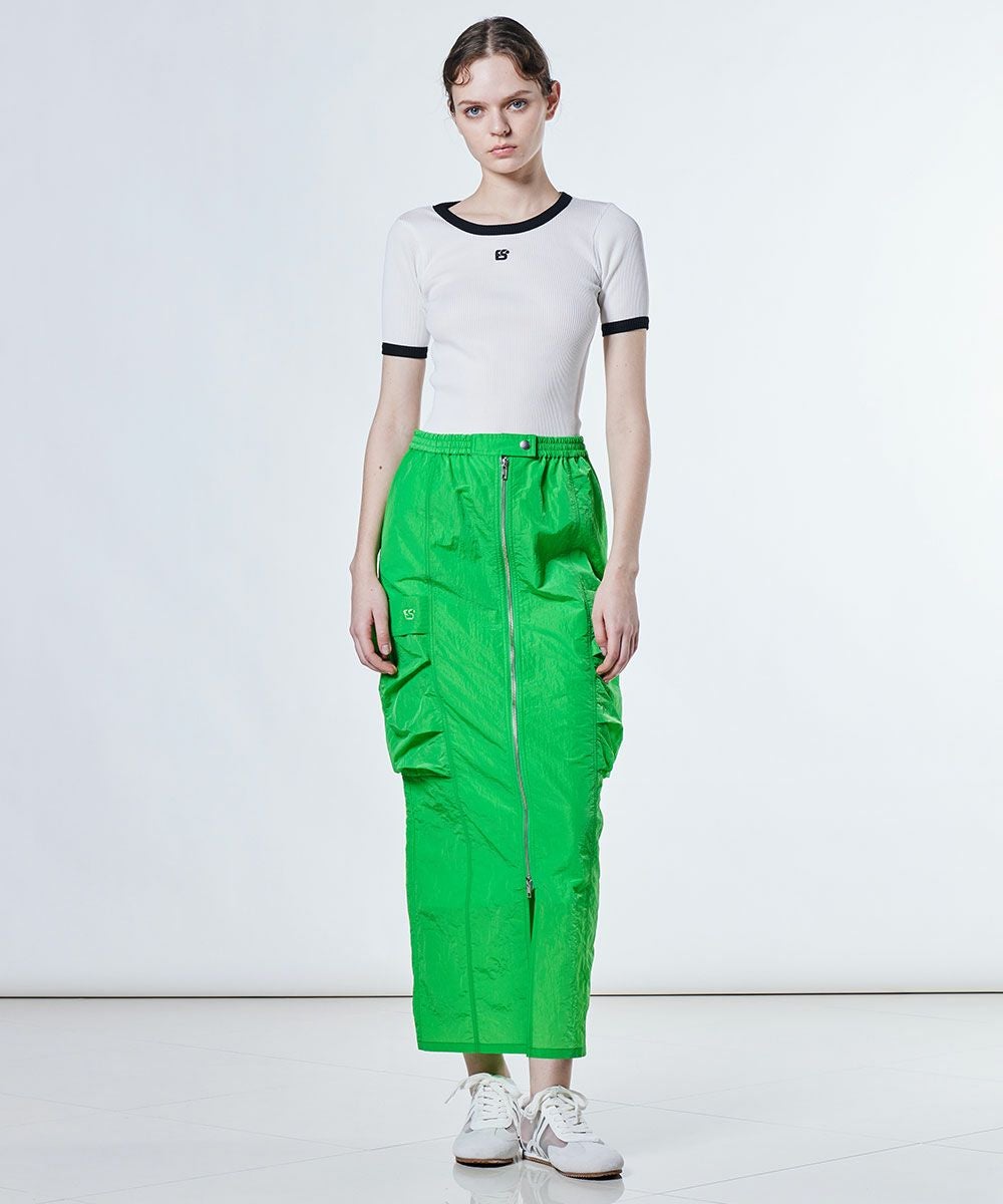 ESSENTIAL / グロッシータフタスカート(SALE) BOTTOMS Night STORE