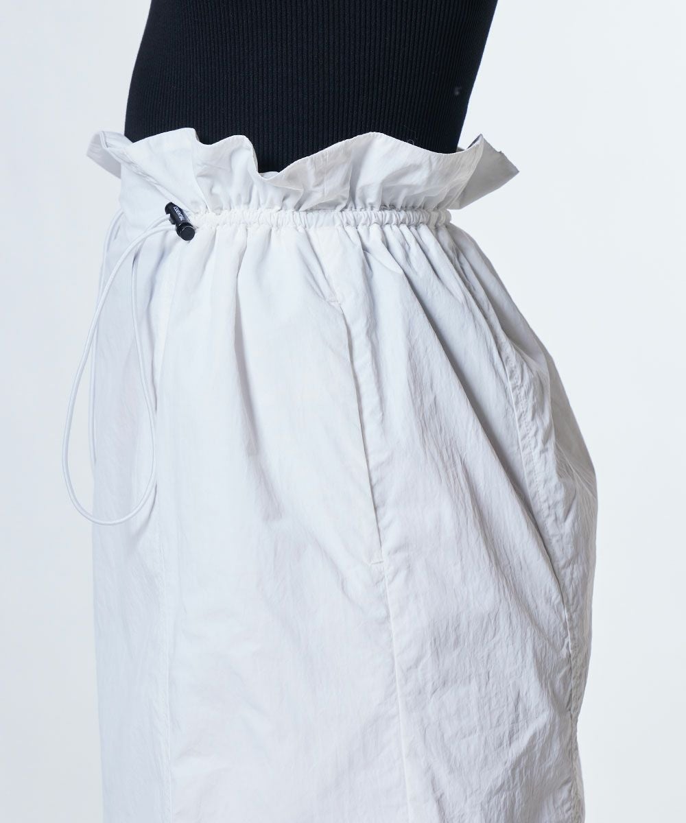 2025ss タグ付 ESSENTIAL ライトワッシャータフタスカート 38 ESSENTIAL / ライトワッシャータフタスカート BOTTOMS Night STORE