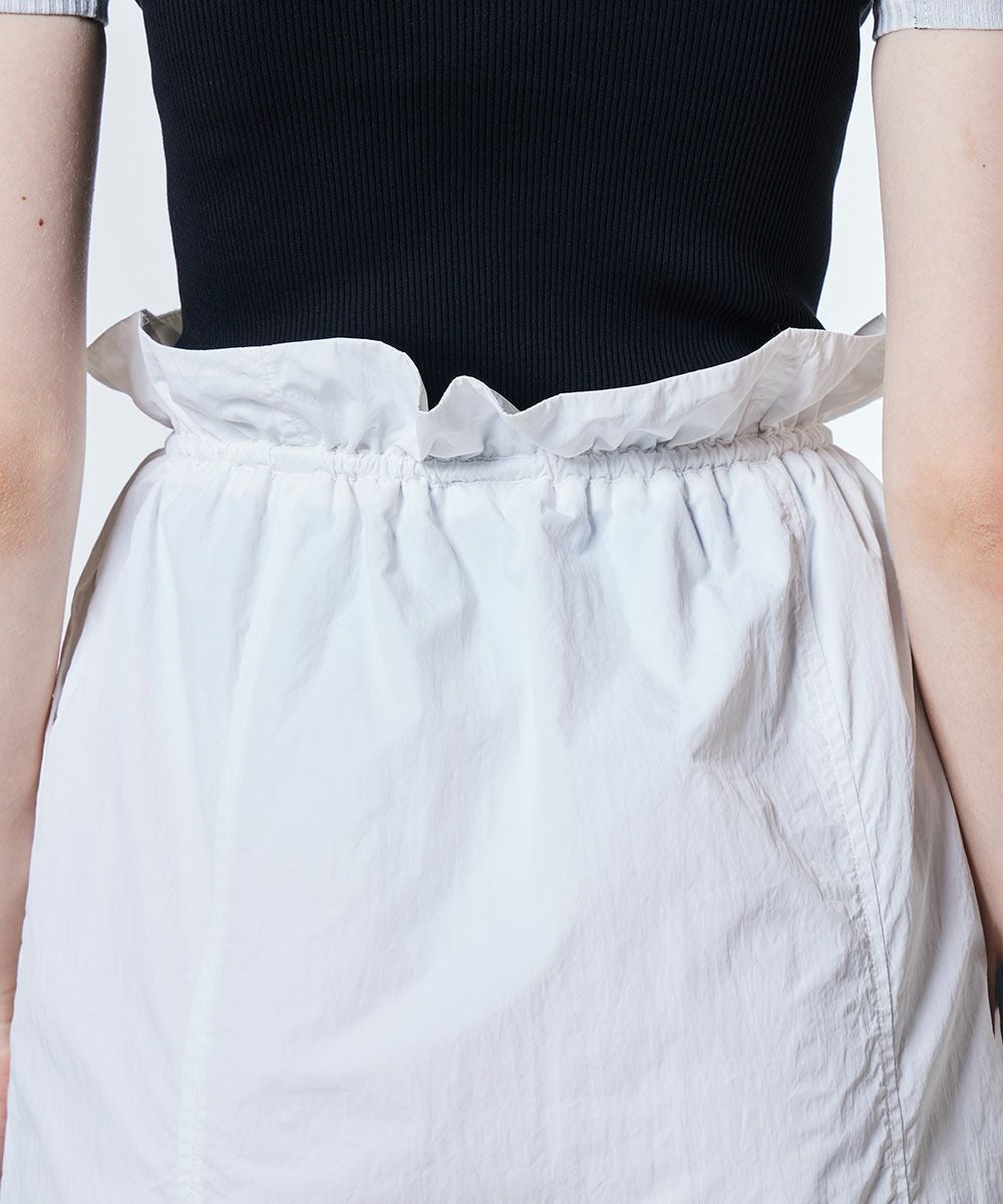 2025ss タグ付 ESSENTIAL ライトワッシャータフタスカート 38 ESSENTIAL / ライトワッシャータフタスカート BOTTOMS Night STORE