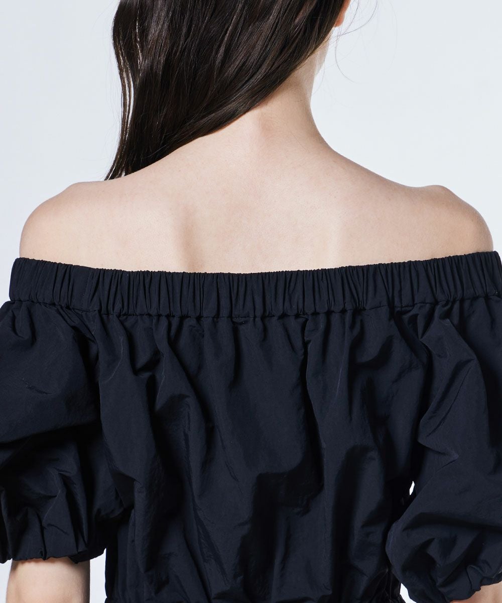 Sov. / リサイクルナイロンオフショルダーワンピース(SALE) DRESS