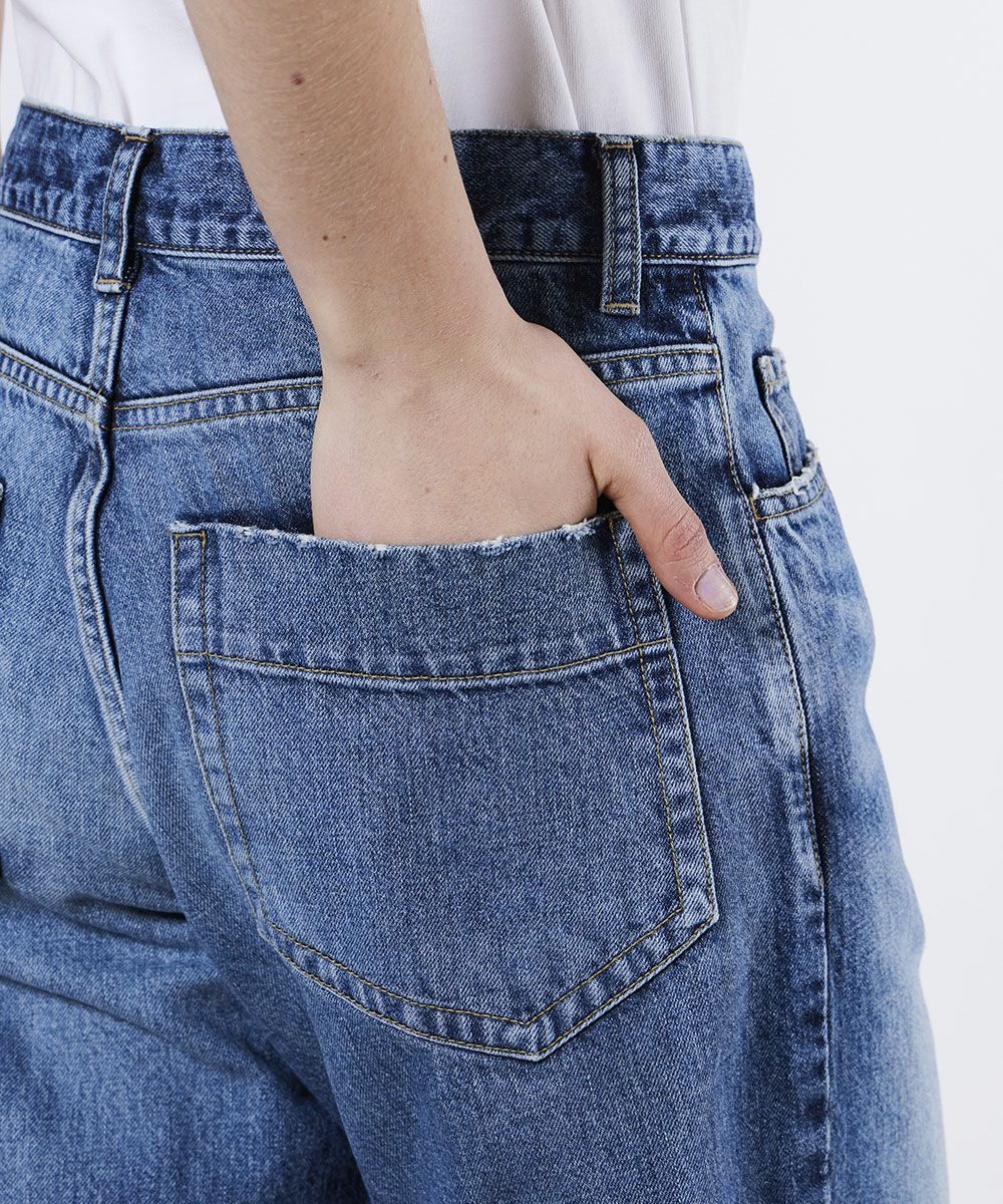 現行品 DOUBLE STANDARD CLOTHING レッグラインデニム DSC / レッグラインデニム BOTTOMS Night STORE | ダブルスタンダード