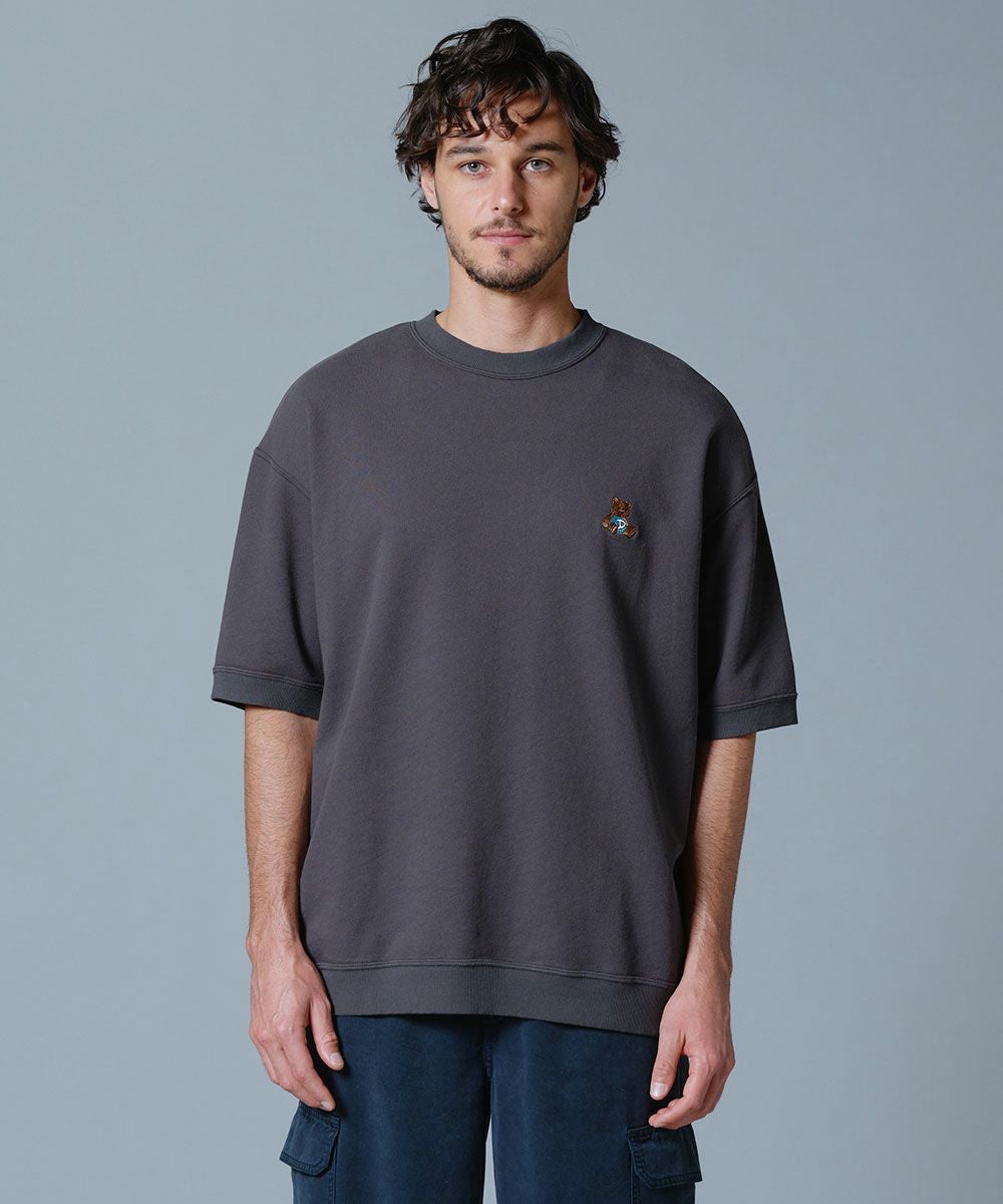 D/him ベア刺繍スウェットTシャツ TOPS Night STORE | ダブル