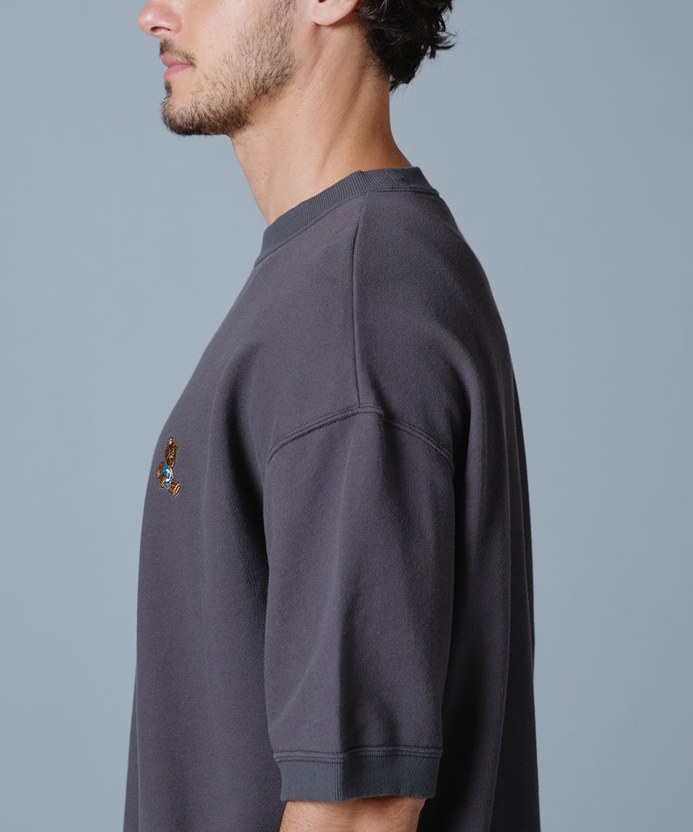 D/him ベア刺繍スウェットTシャツ(SALE) TOPS Night STORE | ダブル
