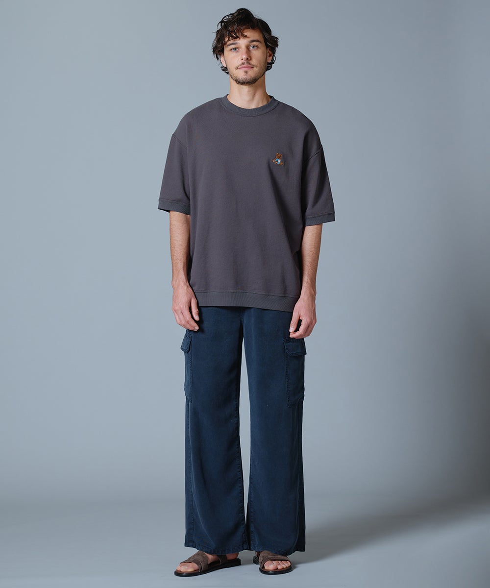 D/him ベア刺繍スウェットTシャツ(SALE) TOPS Night STORE | ダブル