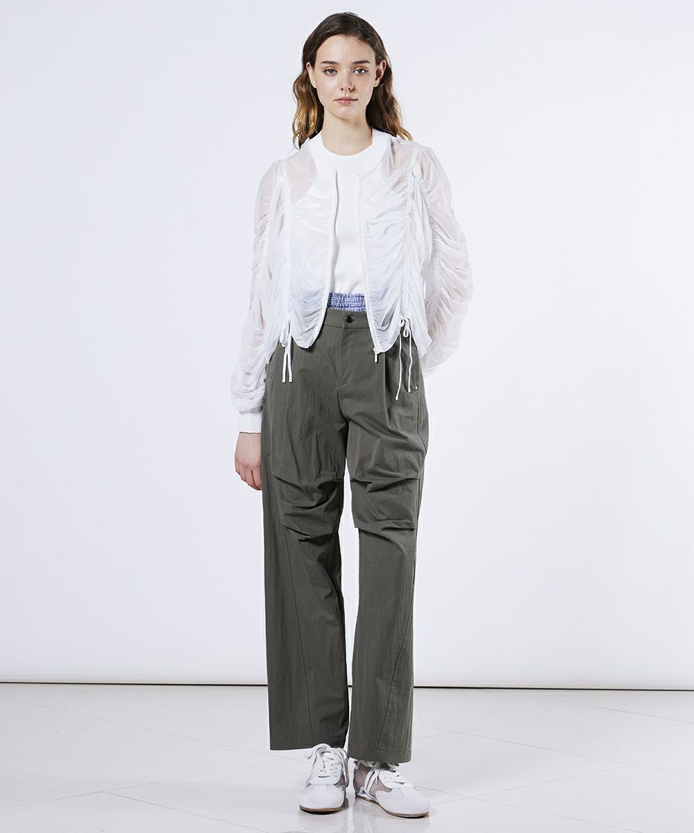 ESSENTIAL / チュールドローストリングジャケット OUTERS Night STORE