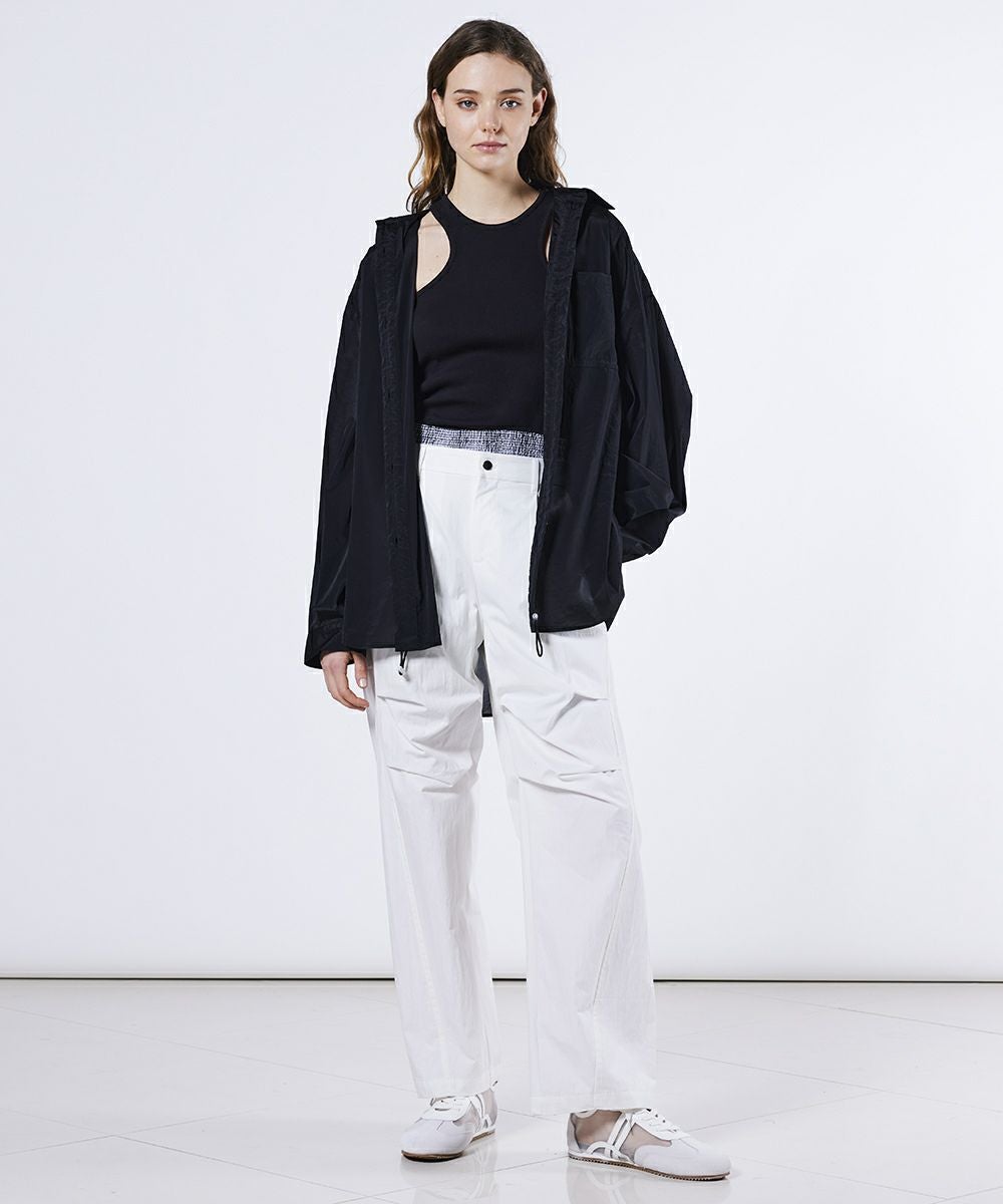 ESSENTIAL / シアーギャザーブラウス TOPS Night STORE | ダブル