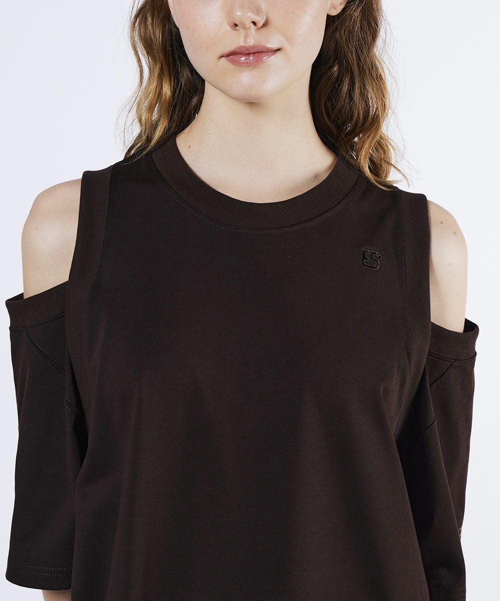 正規品 ESSENTIAL / カットアウトワンピース ESSENTIAL / 強撚カットアウトワンピース(SALE) DRESS Night STORE
