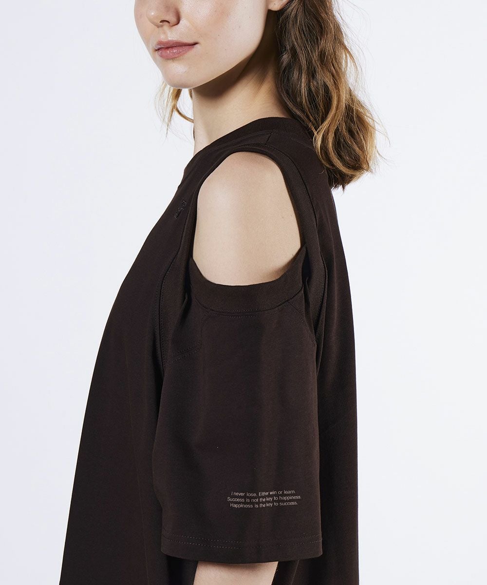 正規品 ESSENTIAL / カットアウトワンピース ESSENTIAL / 強撚カットアウトワンピース DRESS Night STORE | ダブル