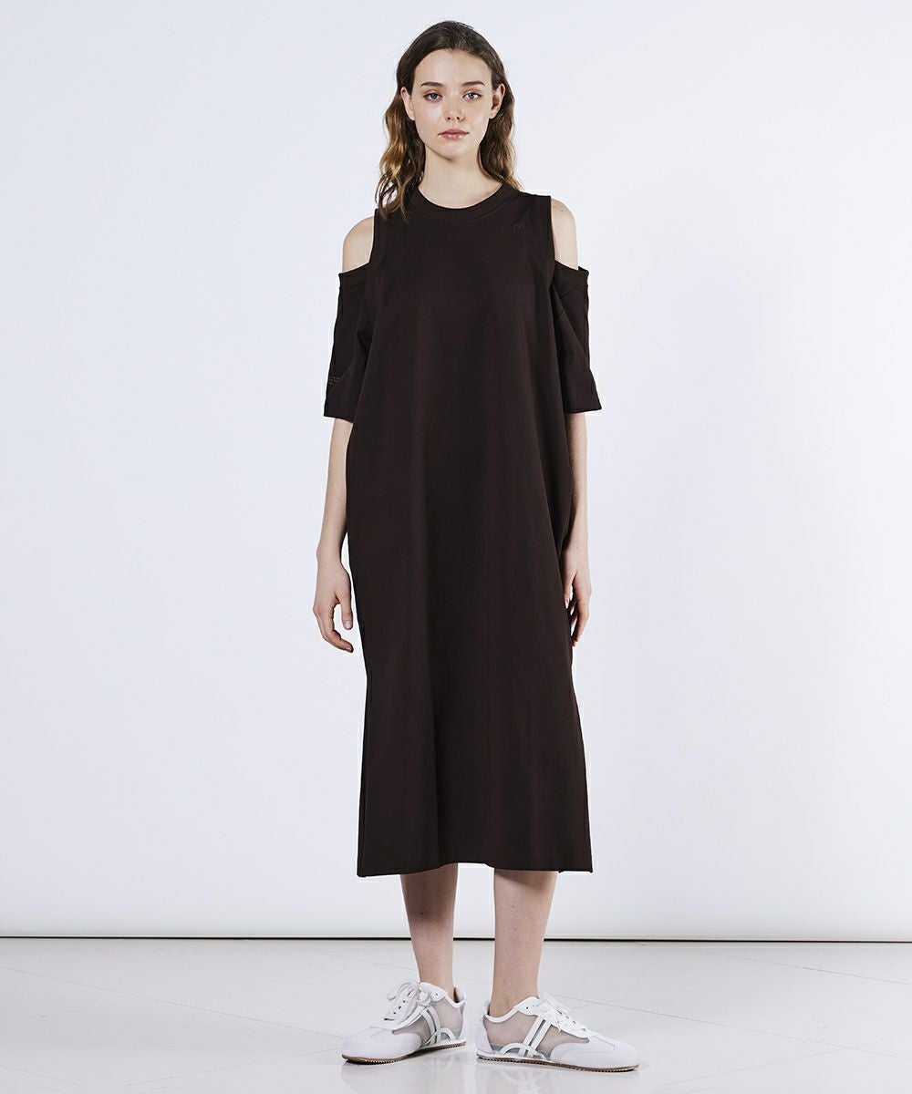 ESSENTIAL / 強撚カットアウトワンピース(SALE) DRESS Night STORE