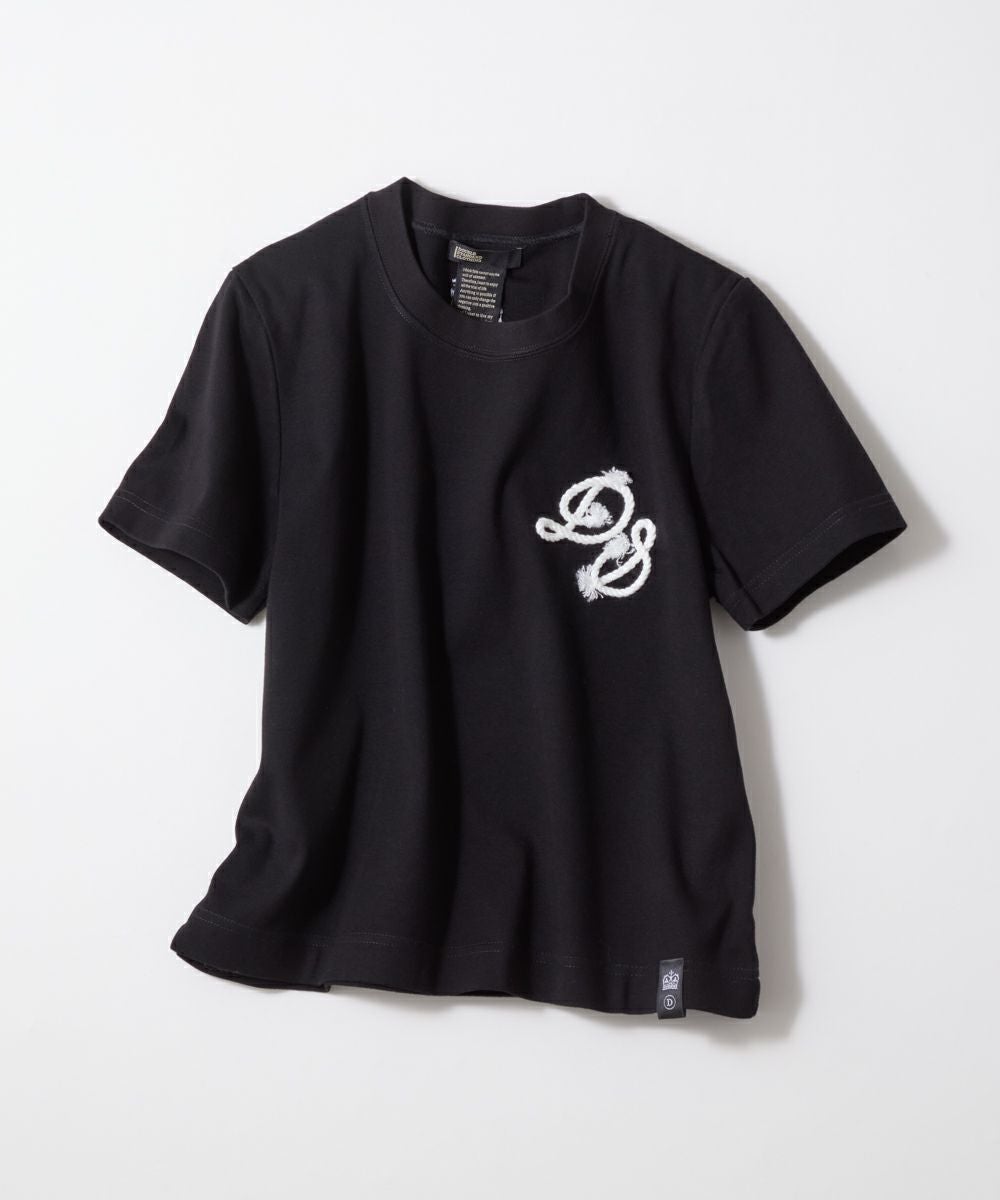DSC / 筆記体DSロゴ刺繍Tシャツ TOPS Night STORE | ダブル