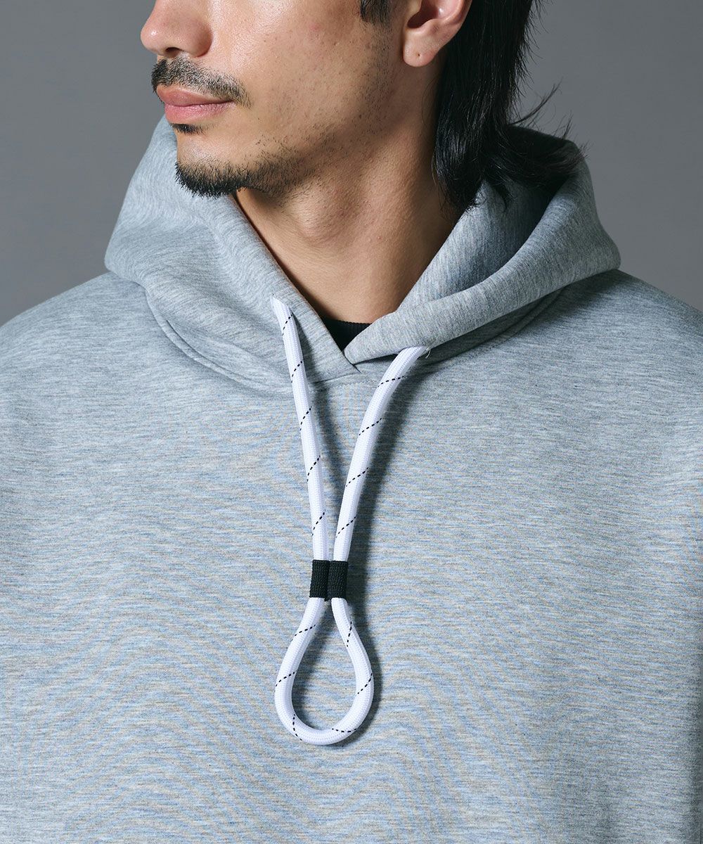 D/him ロゴ刺繍ダンボールニットパーカー（WEB限定） TOPS Night STORE