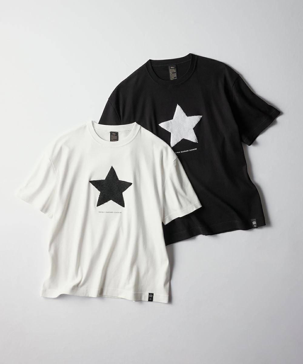 D/him スター刺繍フライスTシャツ（WEB限定） TOPS Night STORE
