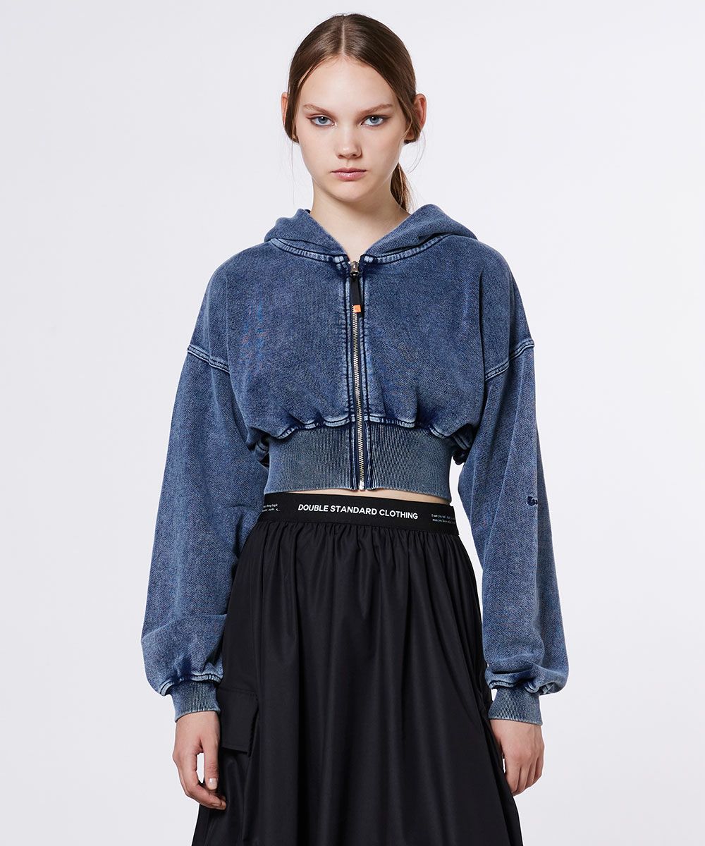 ESSENTIAL / インディゴクロップドパーカー（WEB限定） TOPS Night