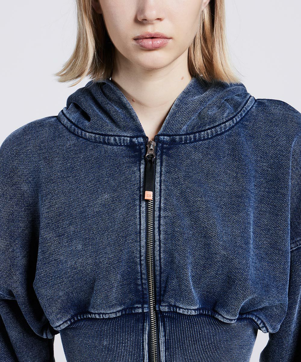 ESSENTIAL / インディゴクロップドパーカー（WEB限定） TOPS Night