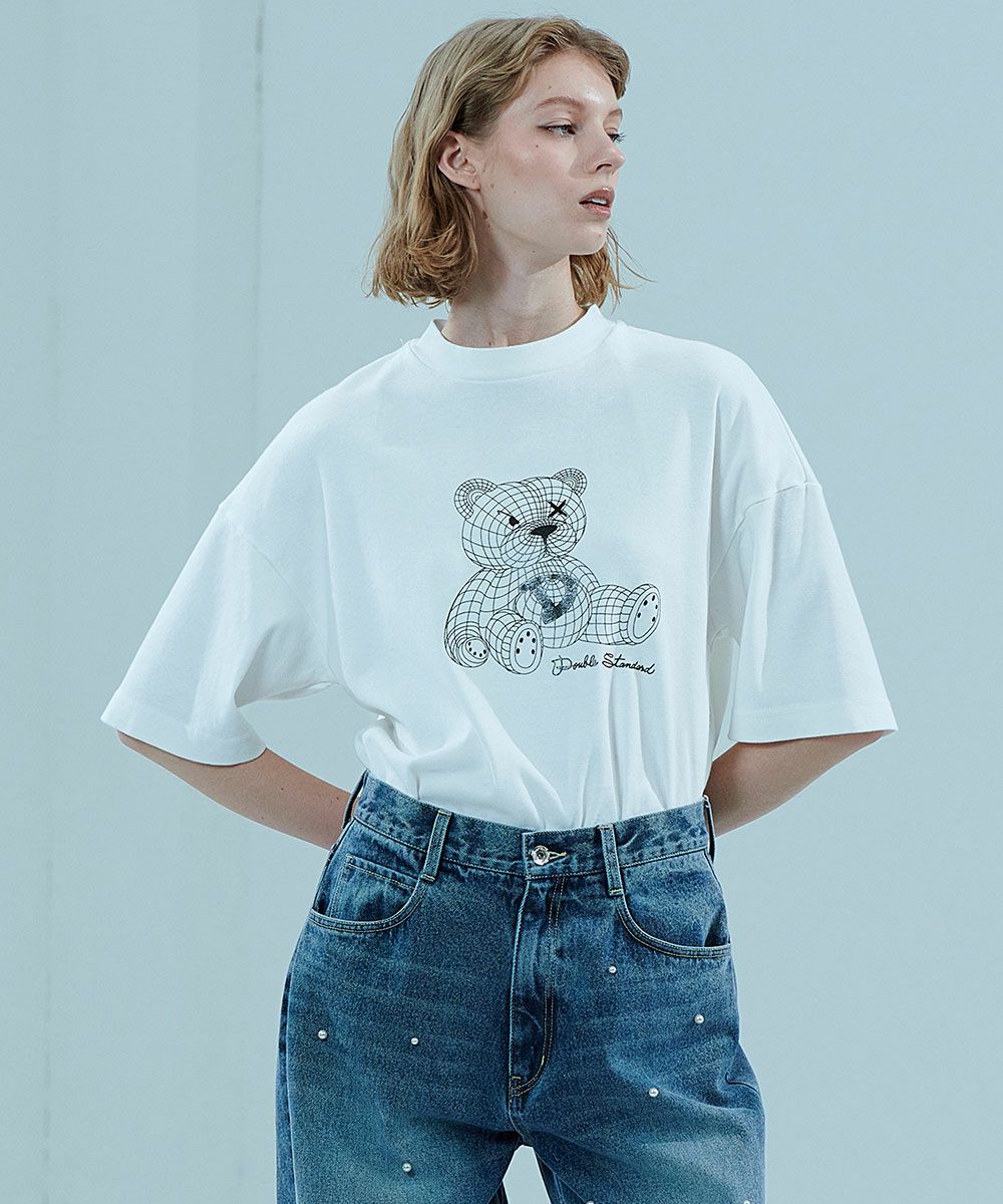 DSC/ NEOベアフライスTシャツ(WEB限定) TOPS Night STORE | ダブル DSC/ NEOベアフライスTシャツ(WEB限定) TOPS Night STORE | ダブル