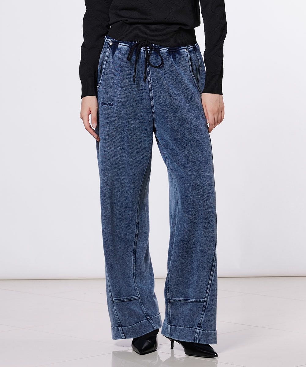 ESSENTIAL / インディゴワイドパンツ（WEB限定） BOTTOMS Night STORE