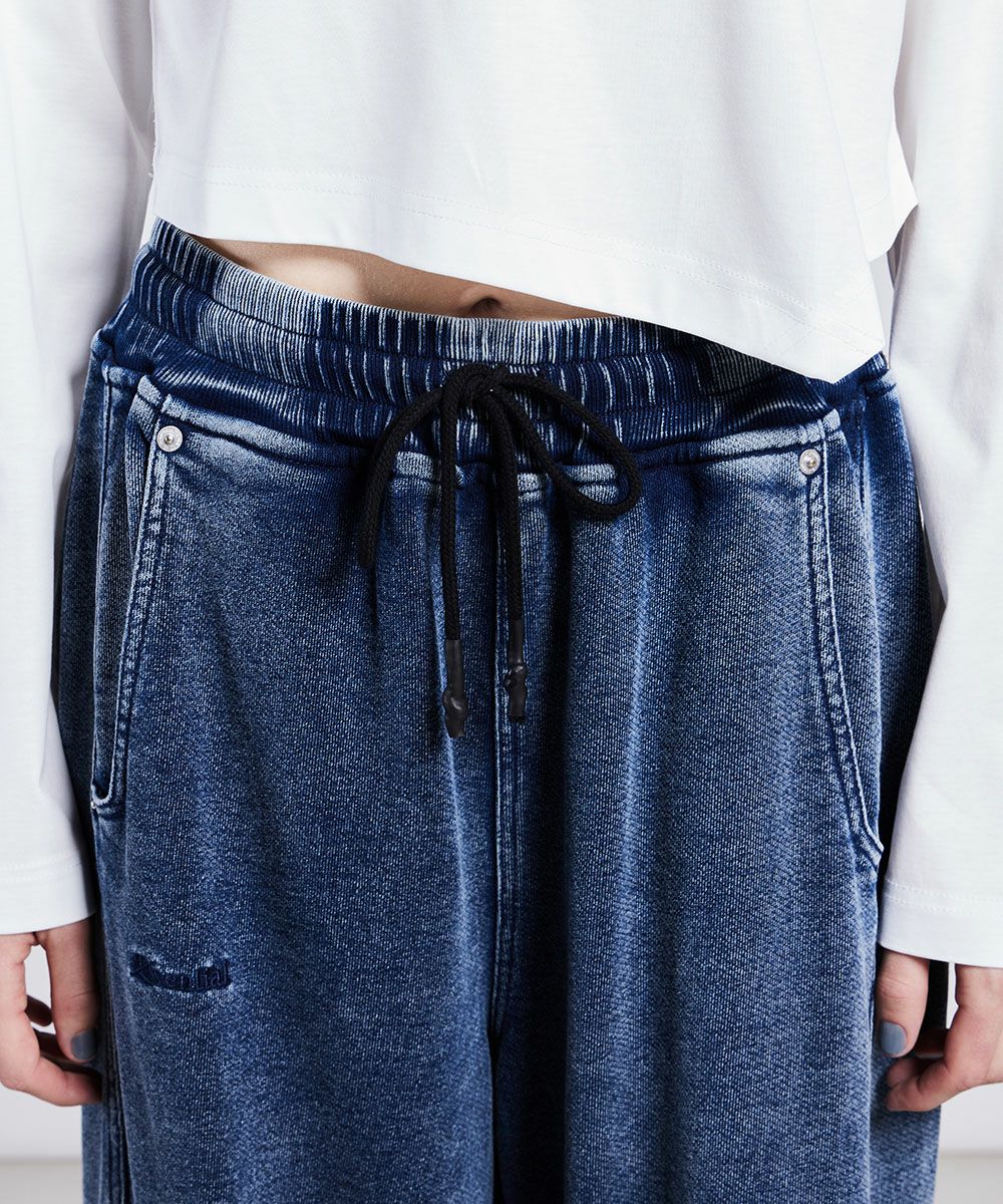 DOUBLE STANDADRD CLOTHING インディゴワイドパンツ 36 ESSENTIAL / インディゴワイドパンツ（WEB限定） BOTTOMS Night STORE