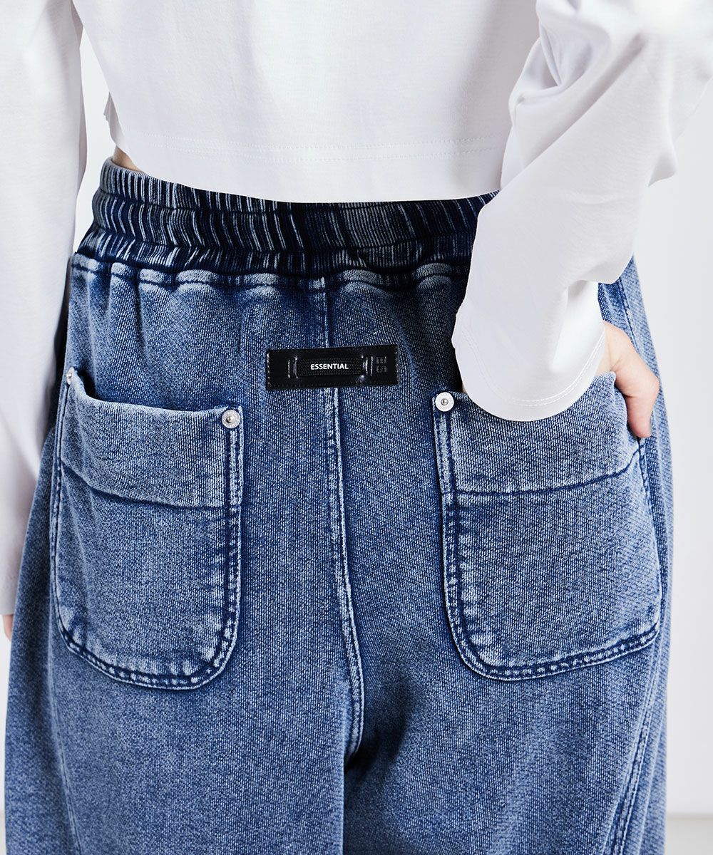 ESSENTIAL / インディゴワイドパンツ（WEB限定） BOTTOMS Night STORE