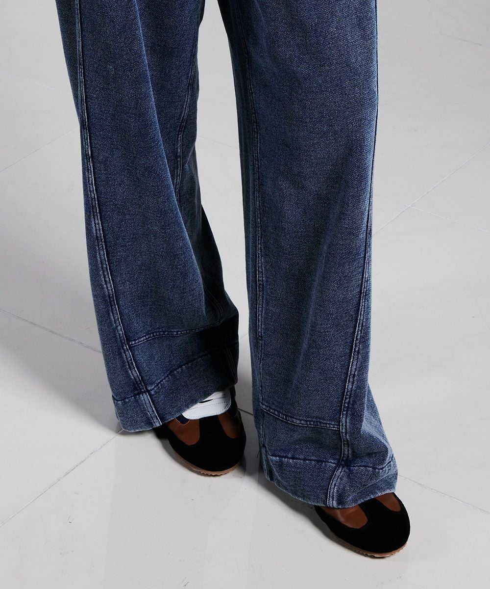 FEELS. ワイドデニムパンツ インディゴ ESSENTIAL / インディゴワイド