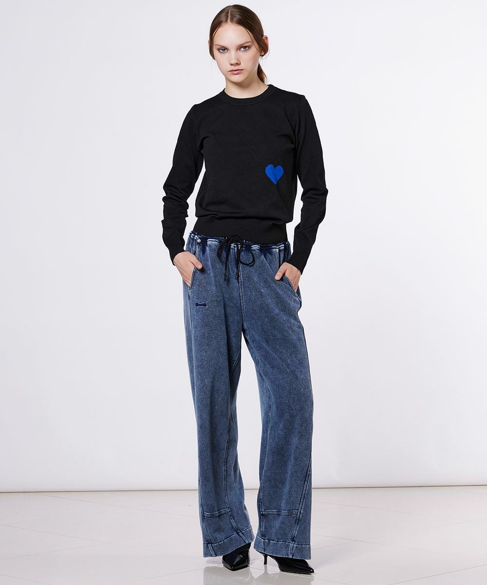ESSENTIAL / インディゴワイドパンツ（WEB限定） BOTTOMS Night STORE