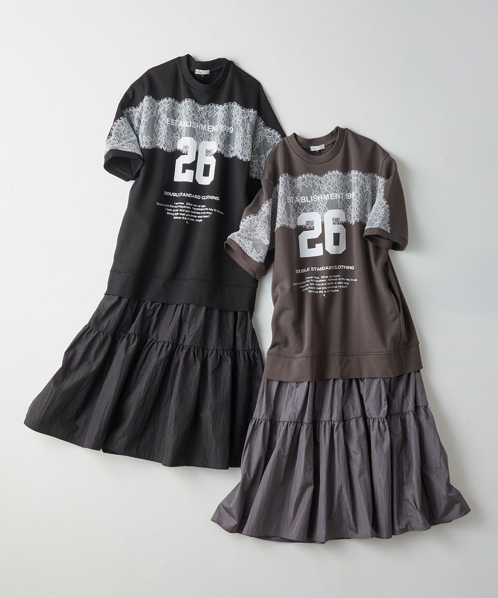 DSC / タフタドッキングワンピース DRESS Night STORE | ダブル