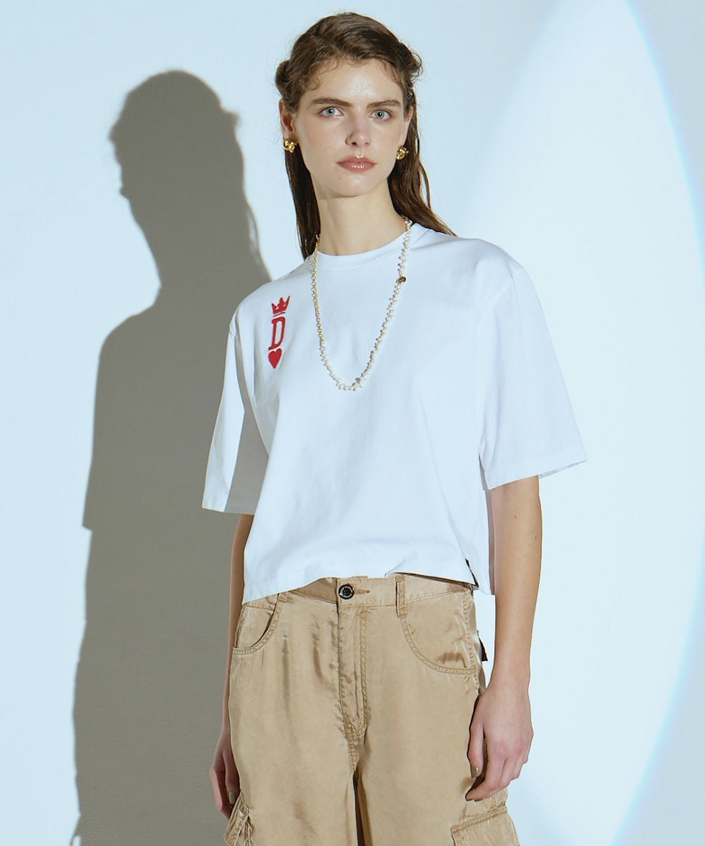 DSC / チェーンステッチTシャツ TOPS Night STORE | ダブル