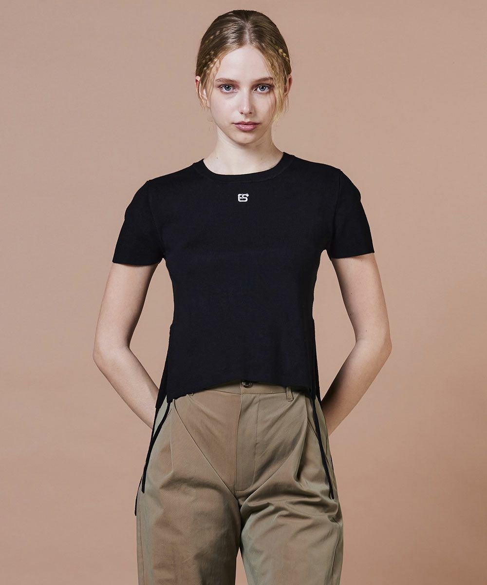ESSENTIAL / ドローストリング ニットトップス TOPS Night STORE