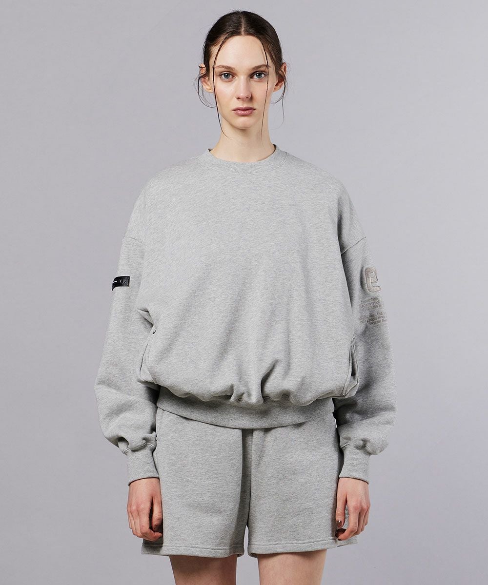 ESSENTIAL / ロゴ裏毛プルオーバー TOPS Night STORE | ダブル